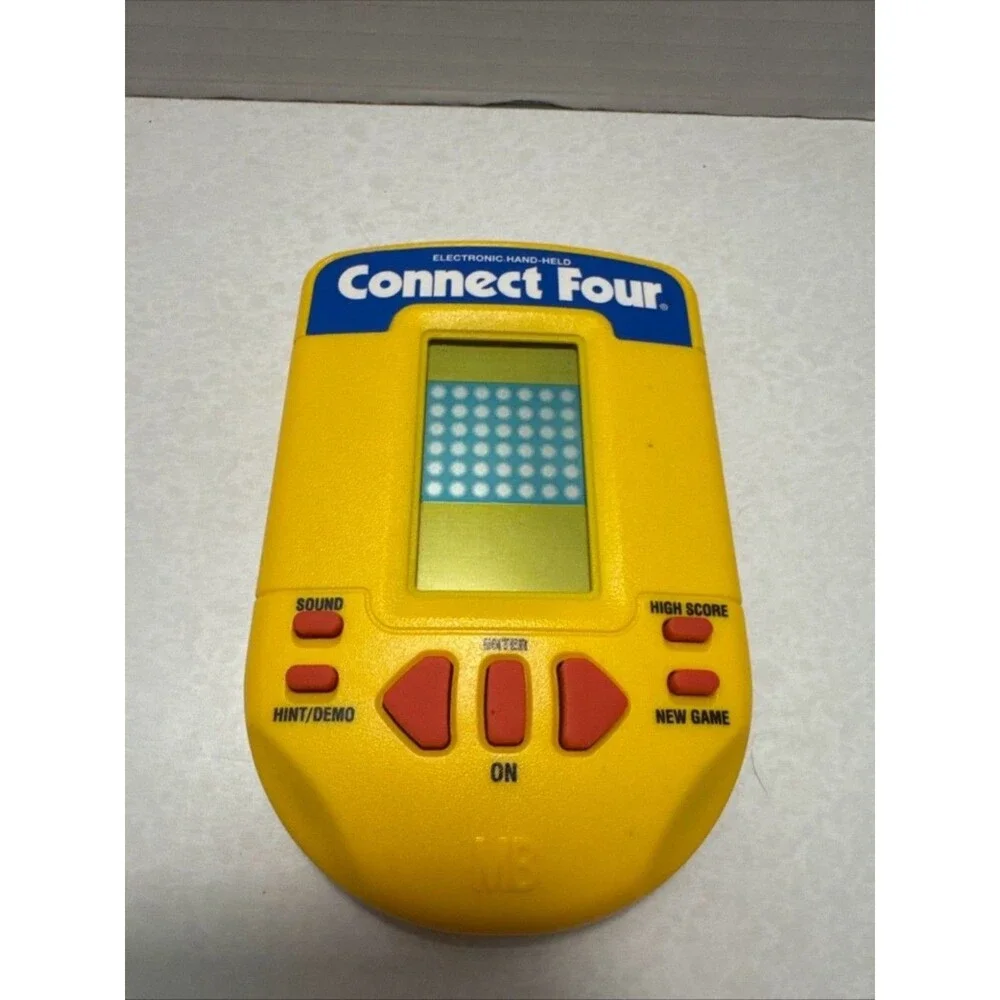 Connect Four Electronic Handheld Game - Yellow